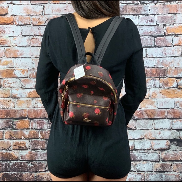 🎉HP🎉Nwt mini coach backpack oxblood 1 multi - Picture 3 of 8